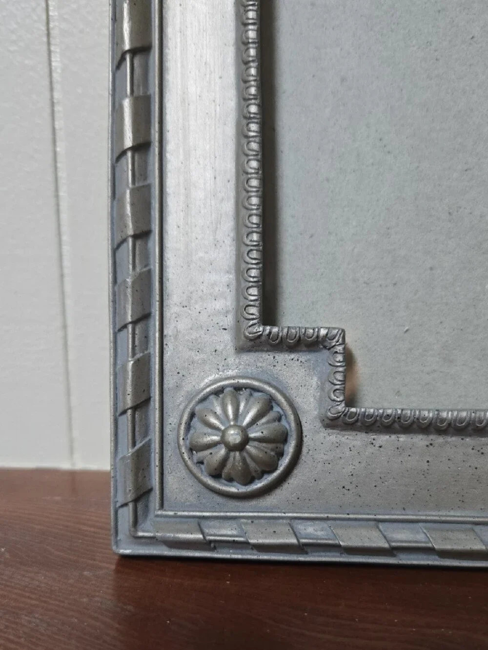 Silver Floral Corner Picture Frame - Classic Accent